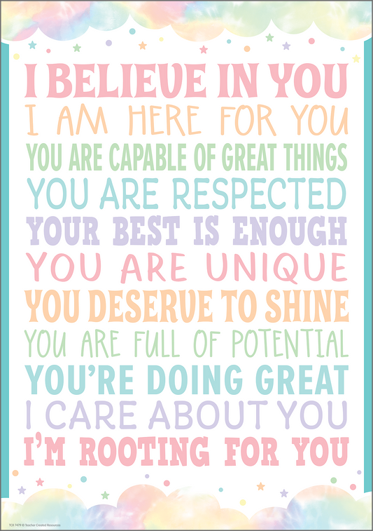 I Believe In You Positive Poster