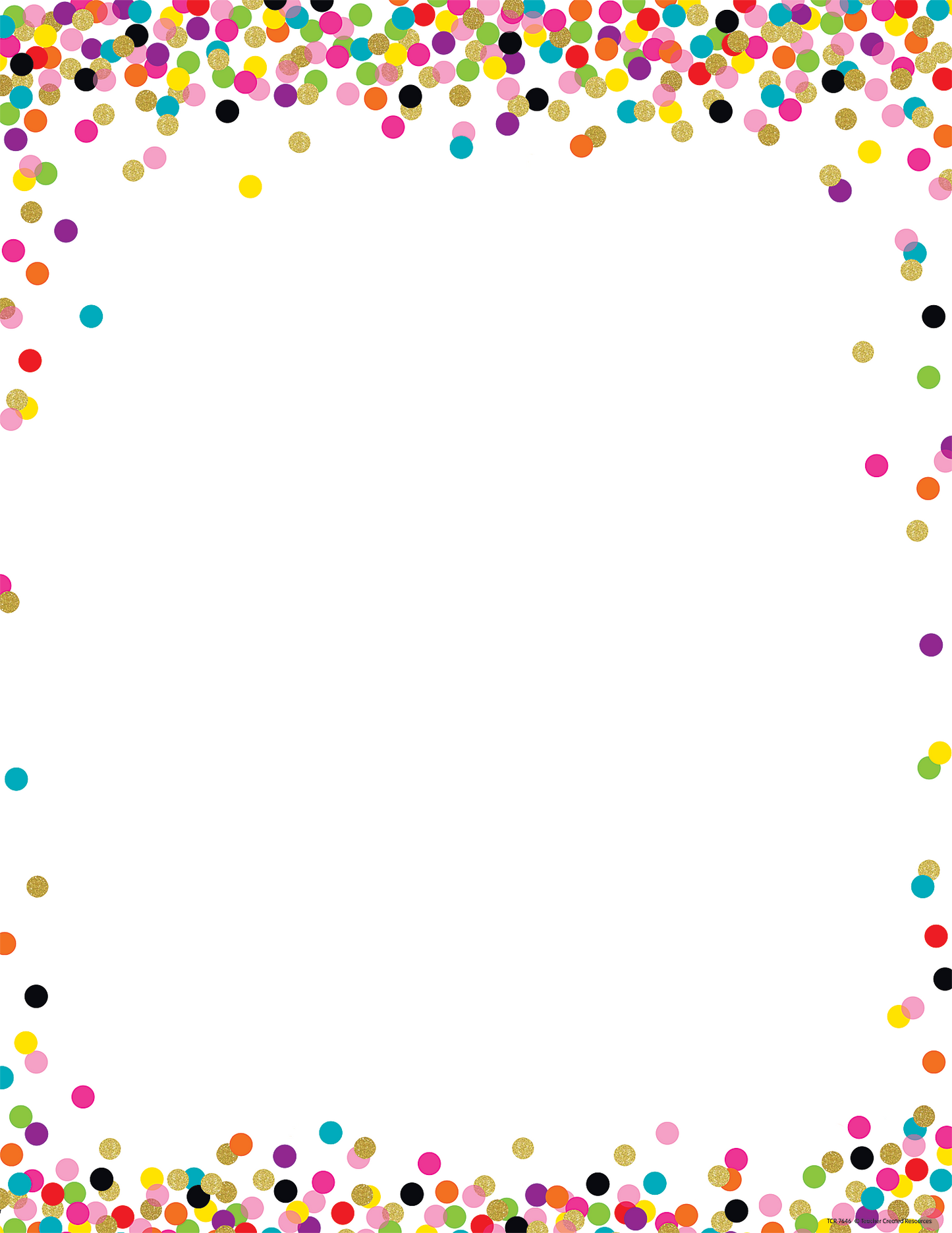 Confetti Blank Chart