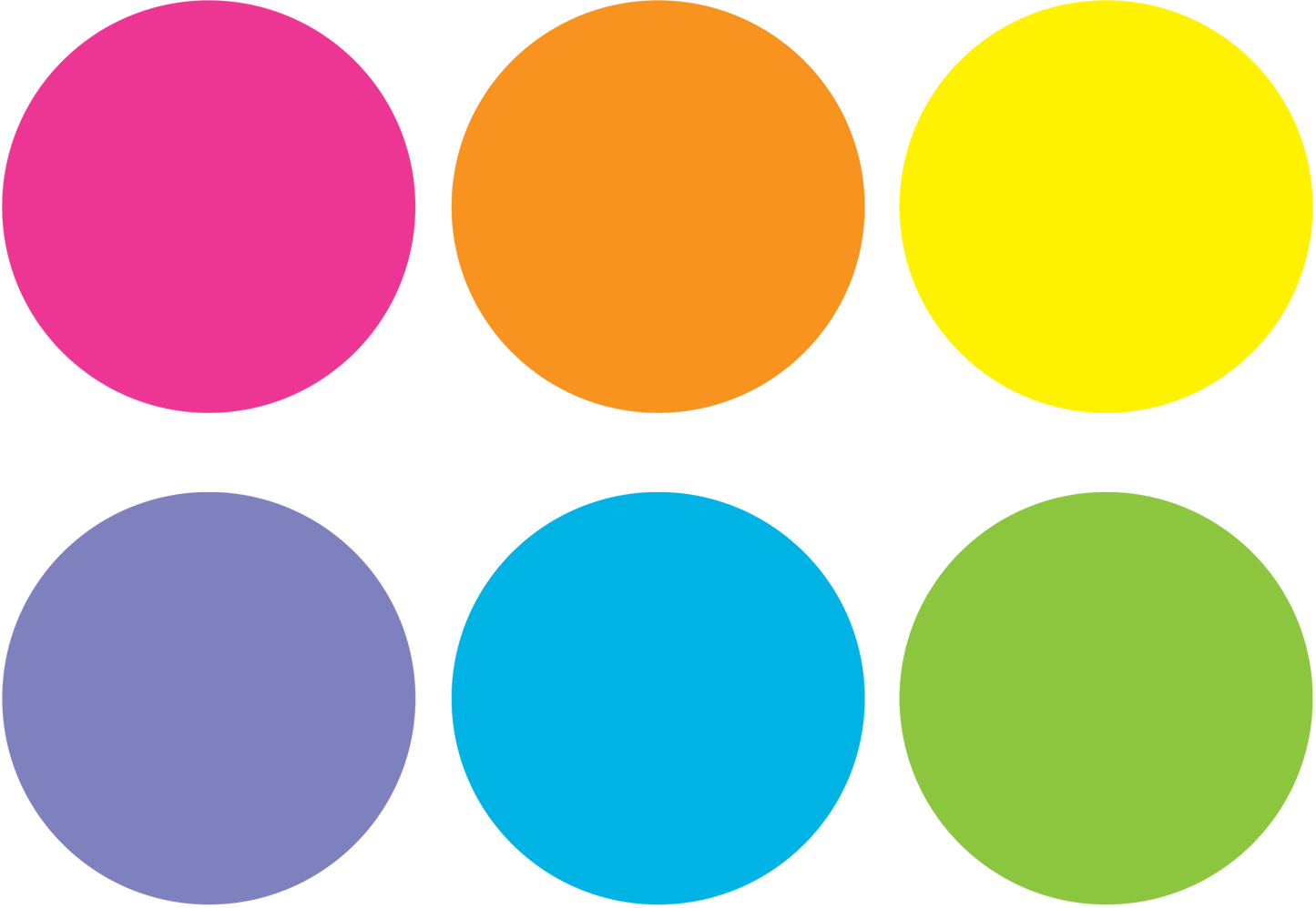 Spot On® Carpet Markers Bright Circles - 4"