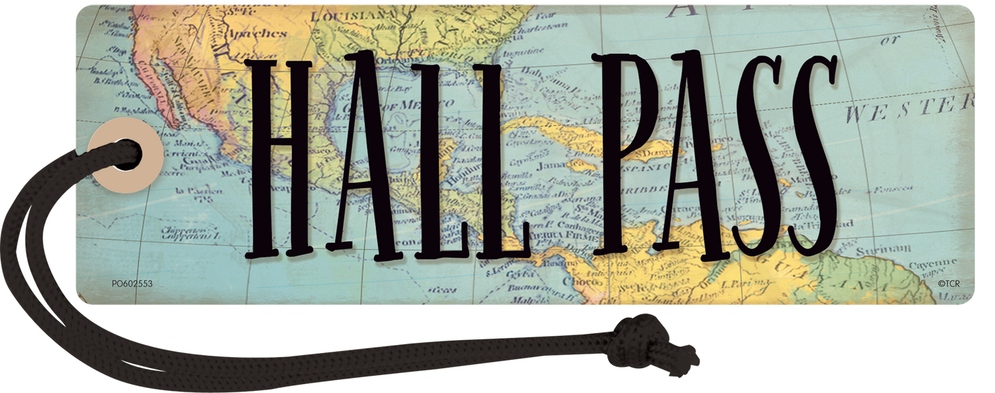 Travel the Map Magnetic Hall Pass