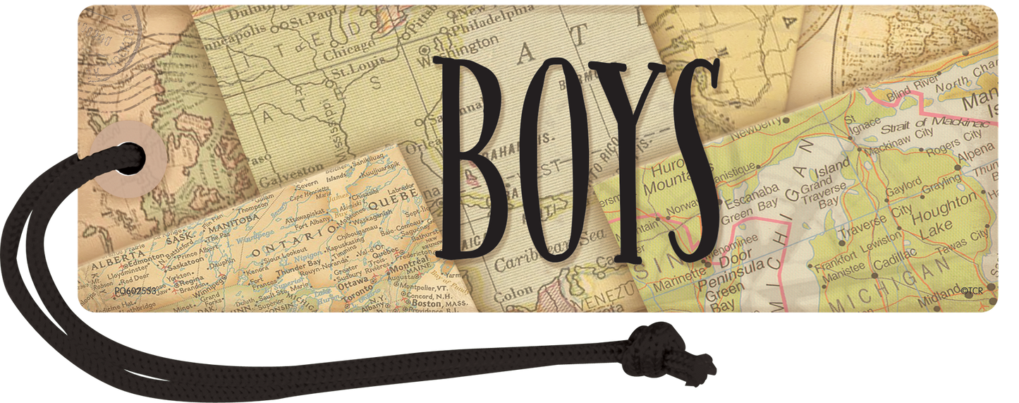 Travel the Map Magnetic Boys Pass