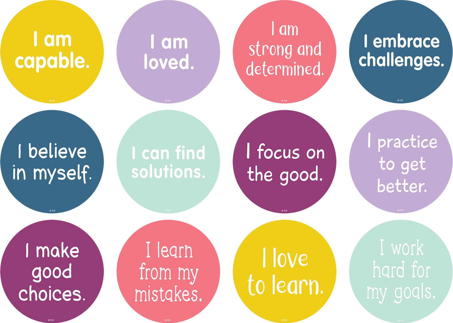 Spot On® Carpet Markers Positive Mindset - 4"