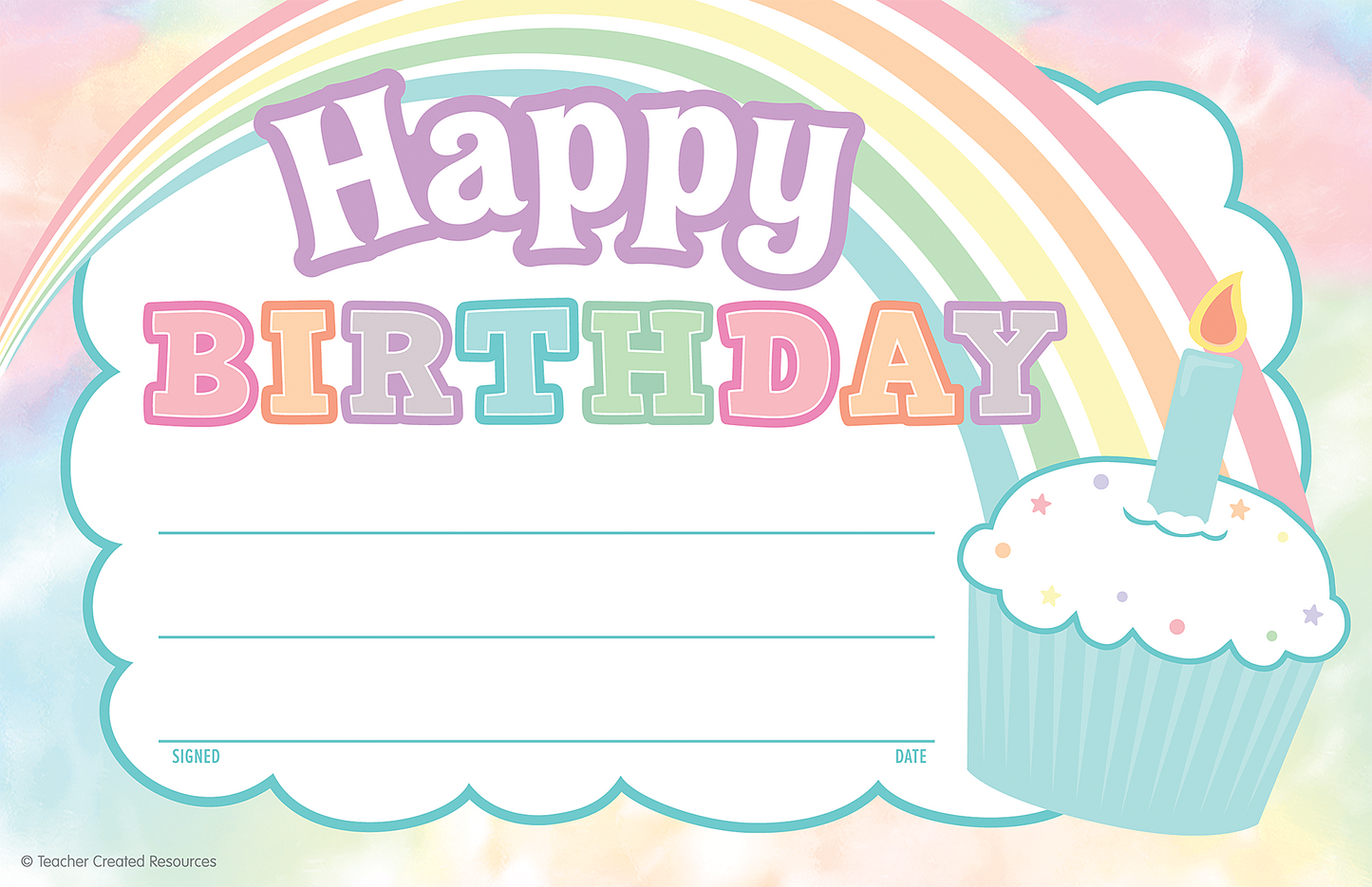 Pastel Pop Happy Birthday Awards
