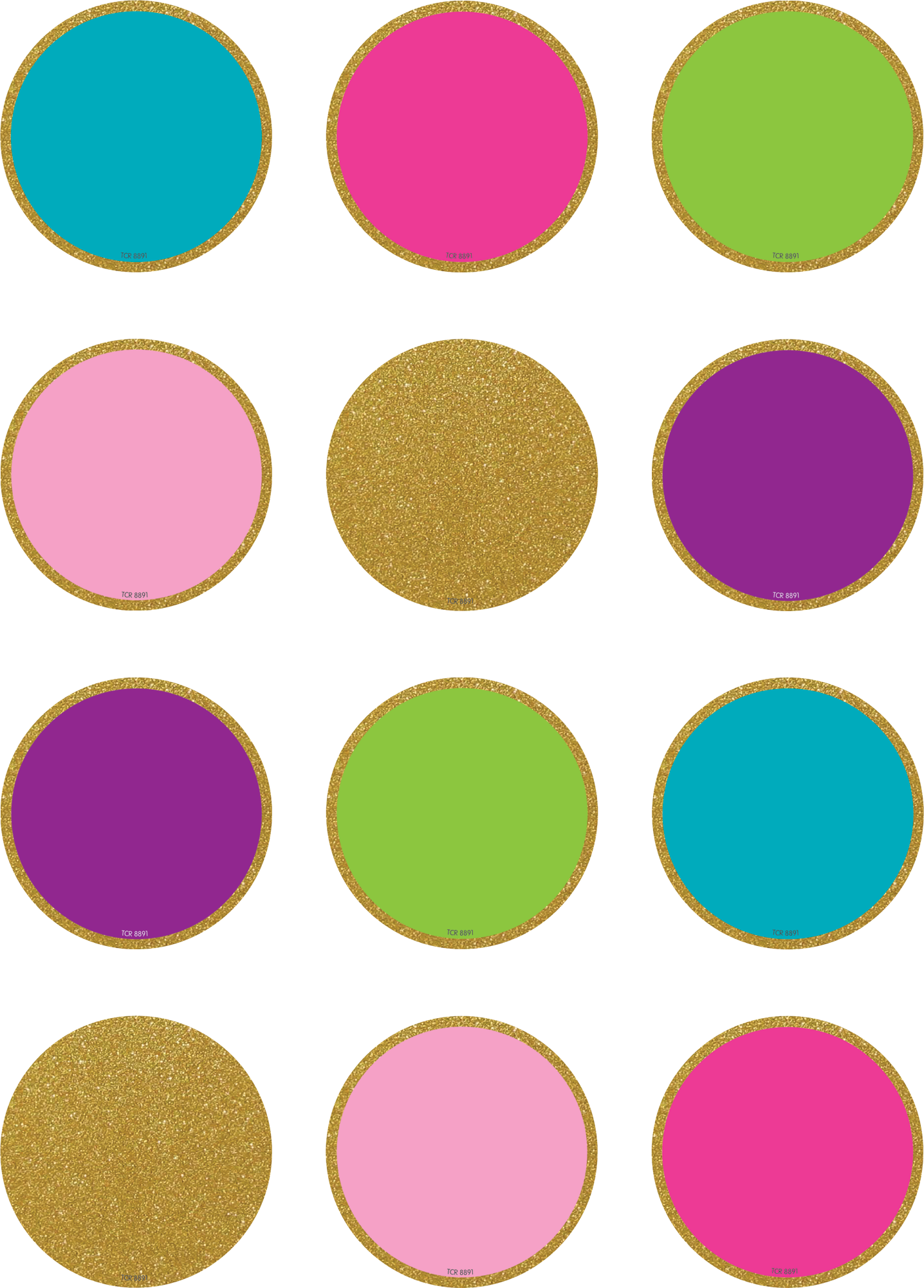 Confetti Colorful Circles Mini Accents