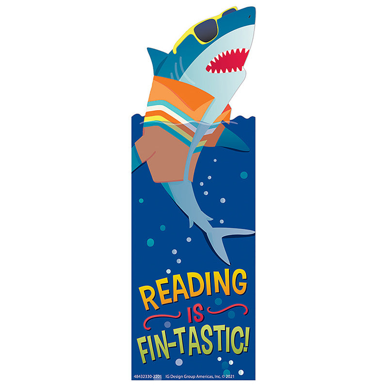 Encourage and enhance your students love for reading with colorful bookmarks. Eureka Bookmarks give you a creative way to enhance and encourage a love of reading.
36 bookmarks per package. Individual bookmark measures 2" x 6"