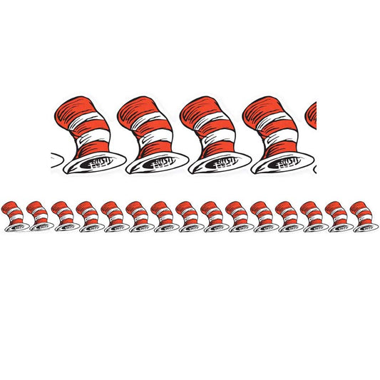Use Eureka School Extra Wide Deco Trim® to add a finishing border to your displays, windows, doorways or chalkboards. Vibrant colors plus a variety of styles and themes can add creativity to displays, windows, chalkboards and more.
12 strips per package each measure 3 1/4" x 12" for a total of 37 feet!