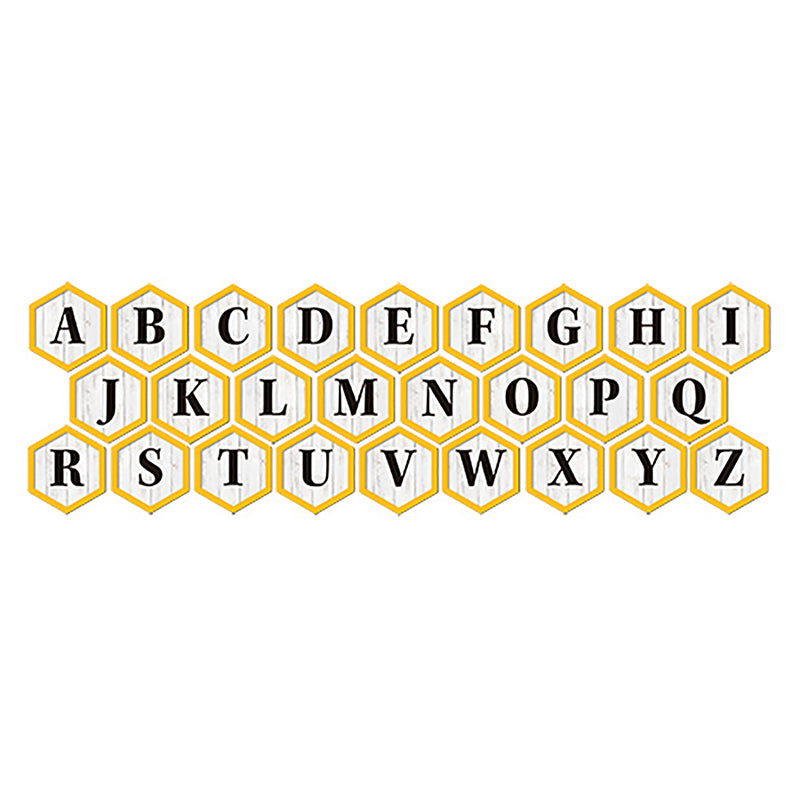 An easy way to create personalized classroom messages on bulletin boards, windows, chalkboards and hallways.
Set includes characters. Individual letter measures 4".
