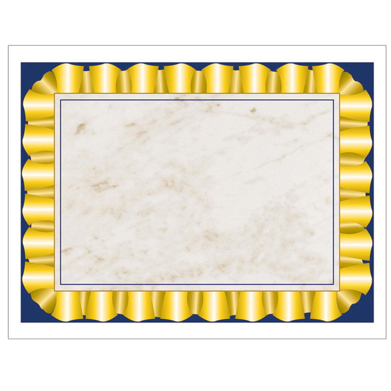 GOLD RIBBON CERTIFICATE BORDER