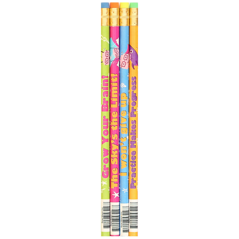 GROWTH MINDSET PENCIL ASSORT 12PK