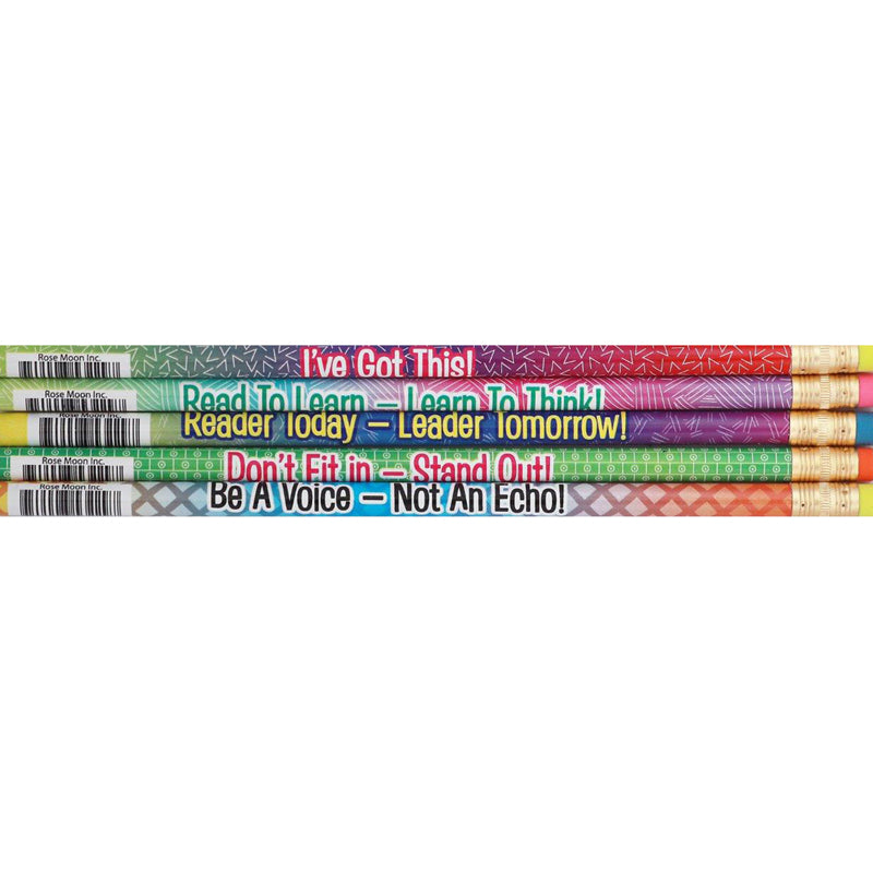 MOTIVATE ME PENCILS ASSORTMENT 12PK