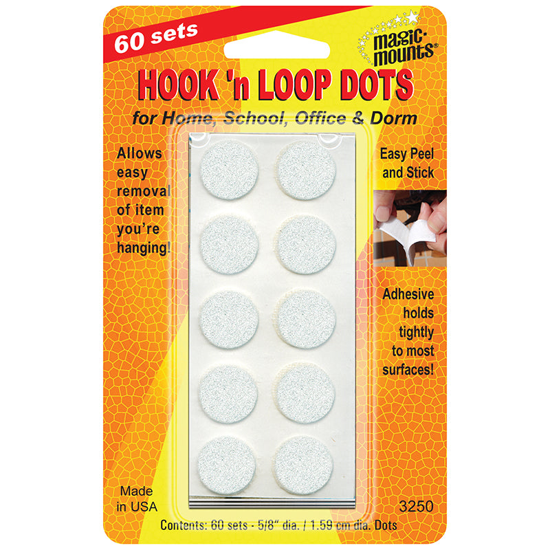 HOOK N LOOP 5/8 DOTS 60 STS