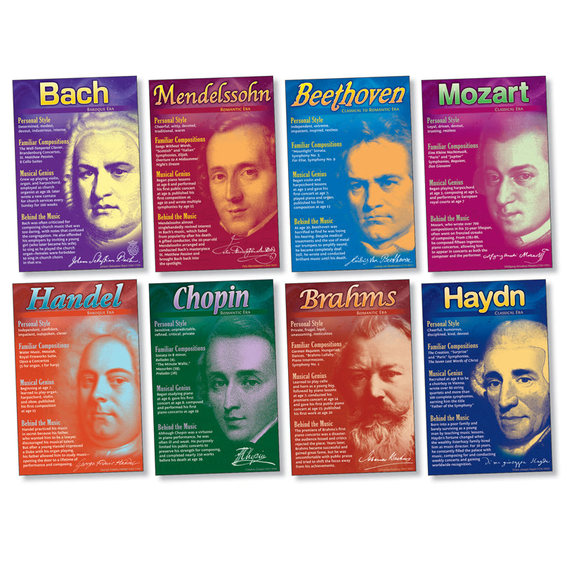 COMPOSERS BULLETIN BOARD SET