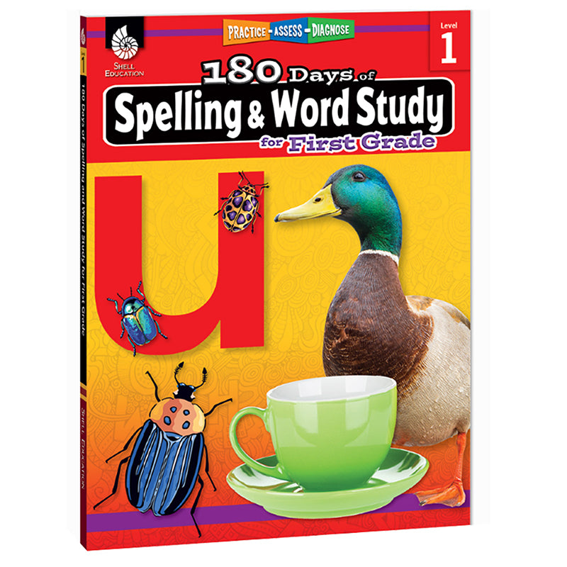 180 DAYS SPELLING & WORD STUDY GR 1