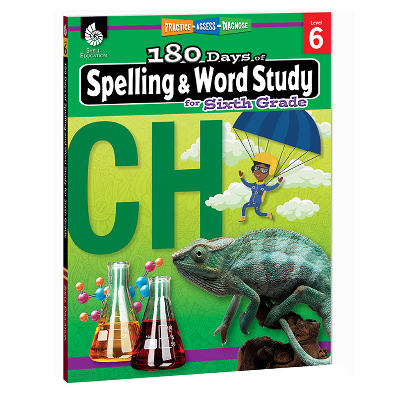 180 DAYS SPELLING & WORD STUDY GR 6