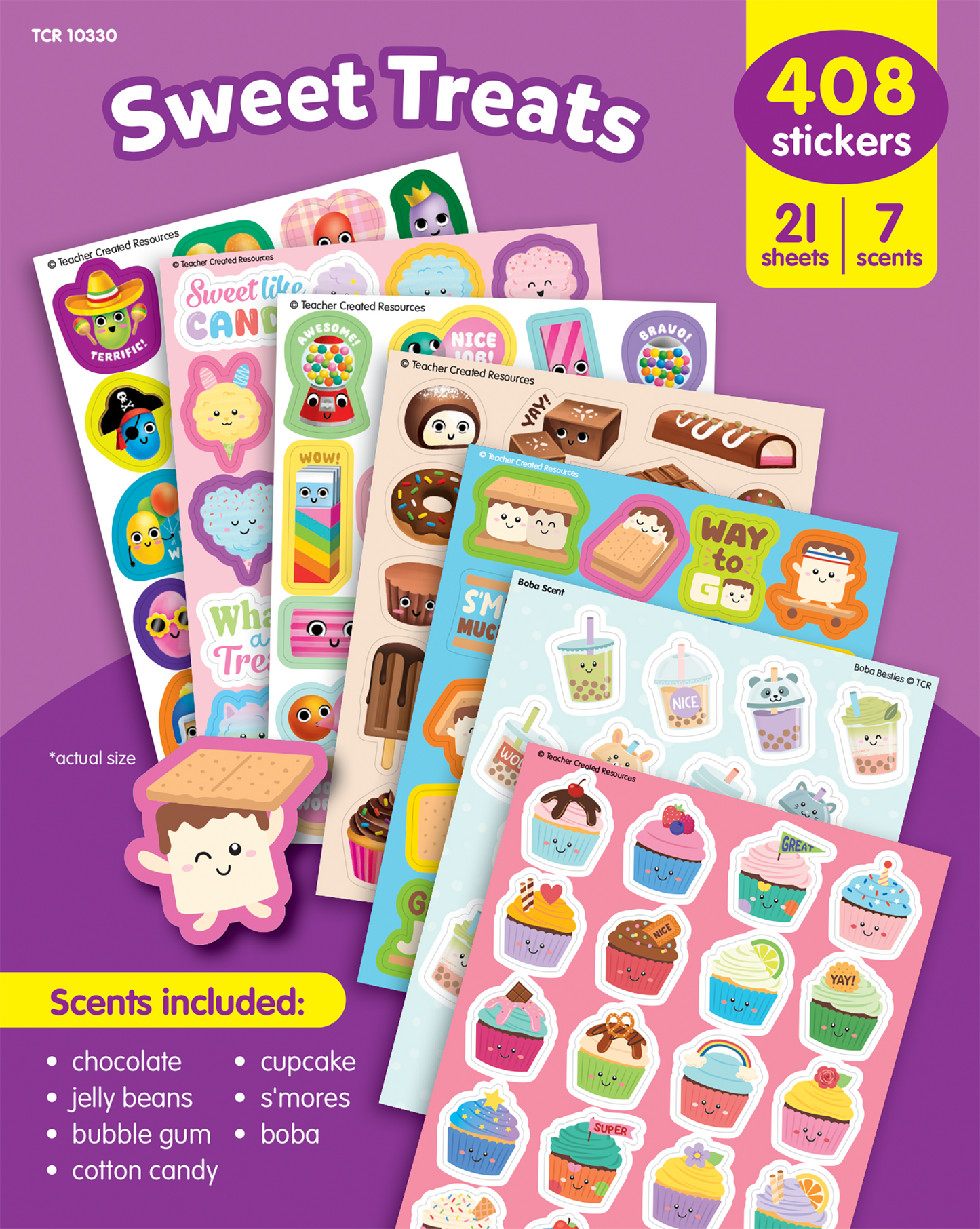Sweet Treats Smelly Stickers Variety Pack