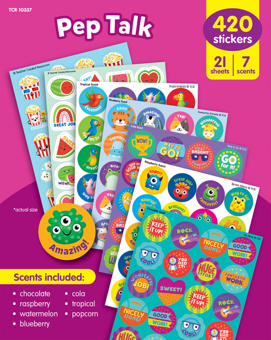 Pep Talk Smelly Stickers Variety Pack