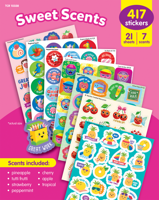 Sweet Scents Smelly Stickers Variety Pack