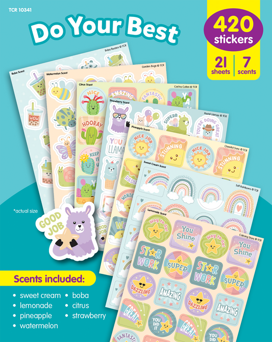 Do Your Best Smelly Stickers Variety Pack