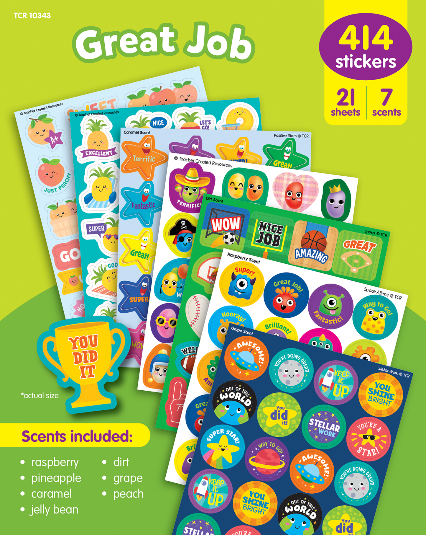 Great Job Smelly Stickers Variety Pack