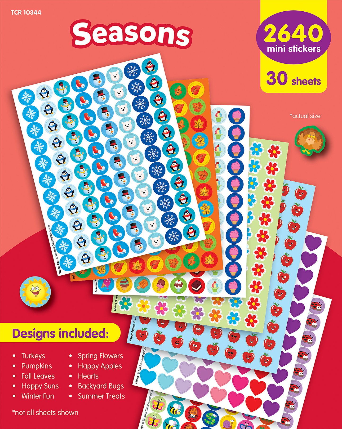 Seasons Mini Stickers Variety Pack