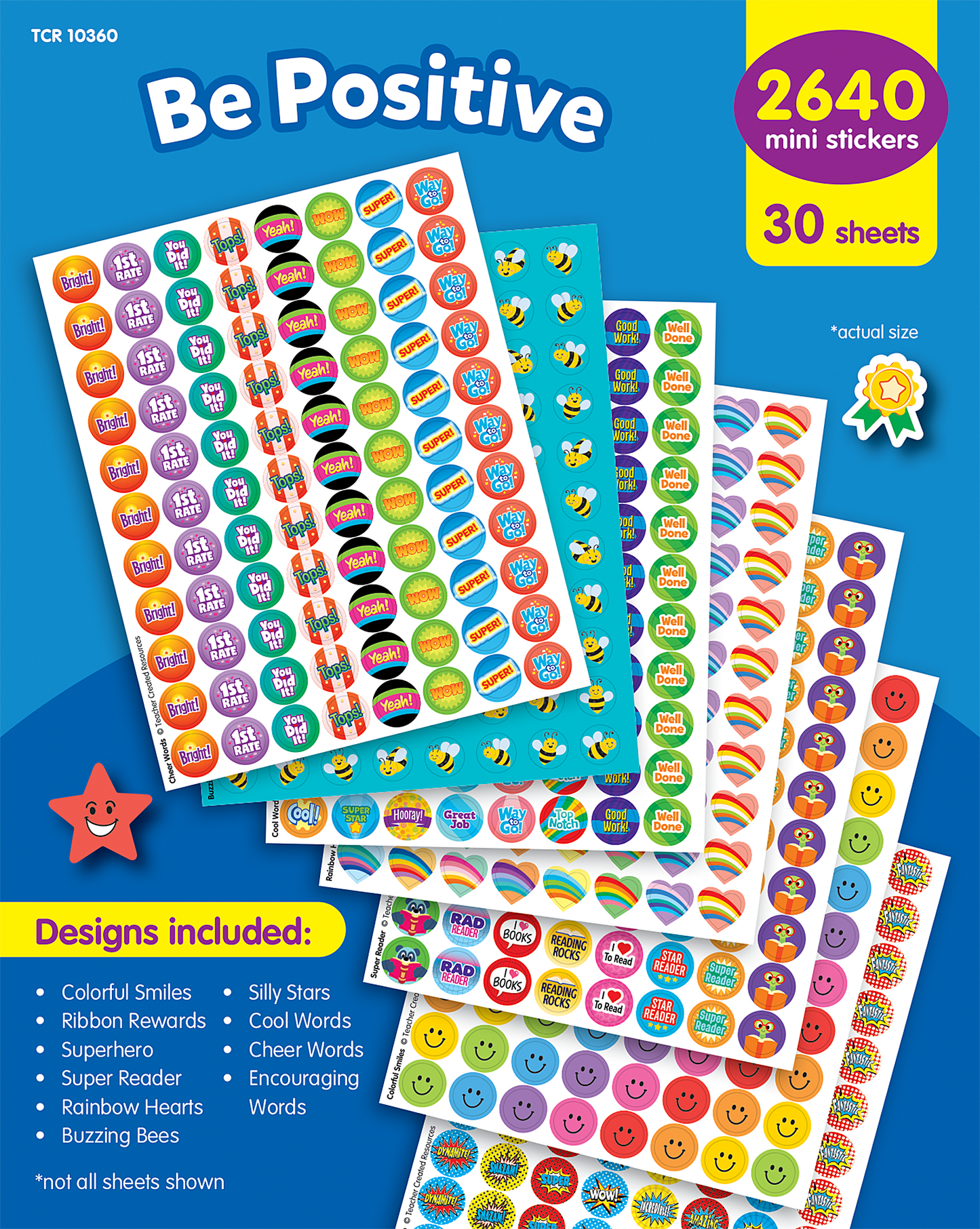 Be Positive Mini Stickers Variety Pack