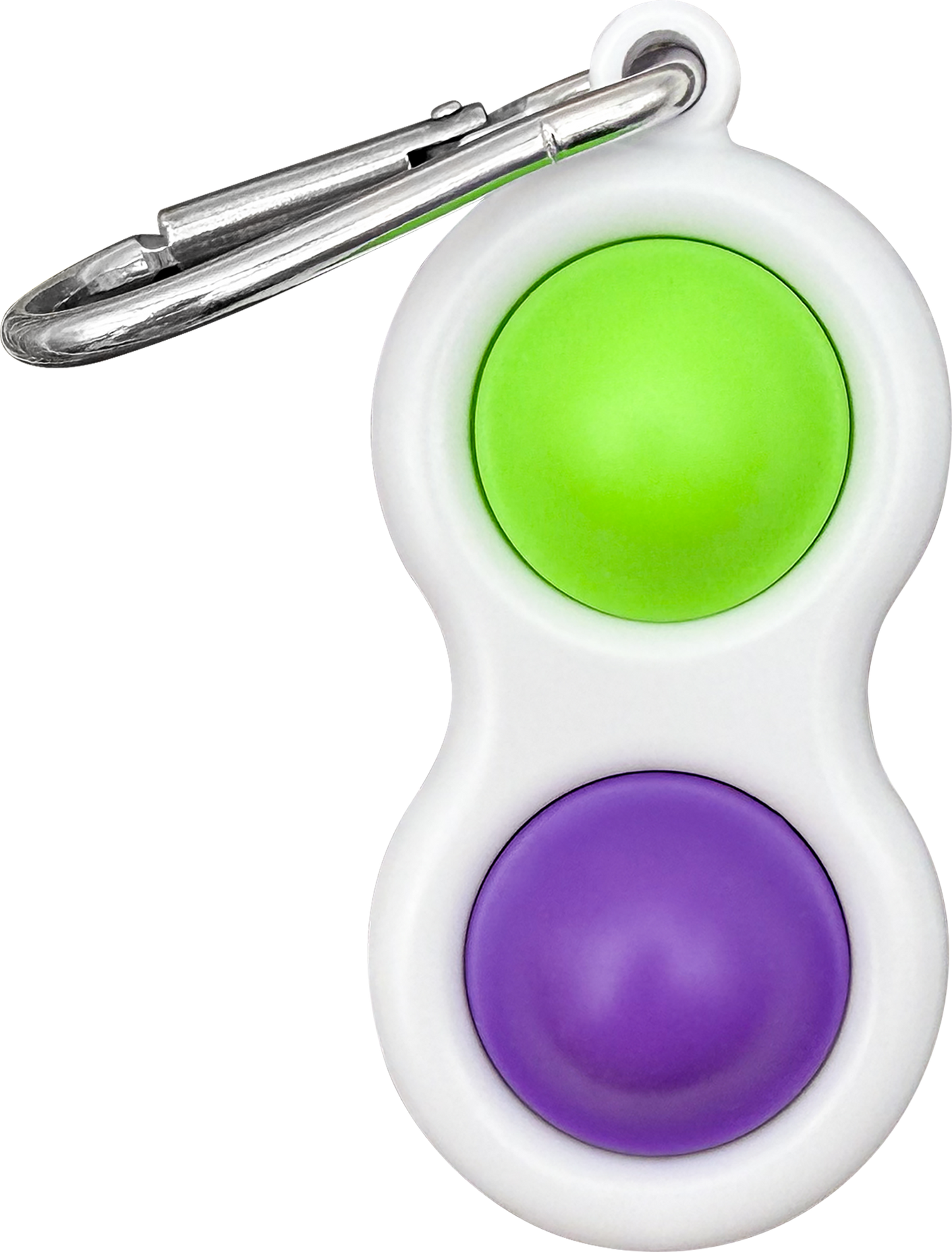 Fidget Popper Keychain - Purple/Green