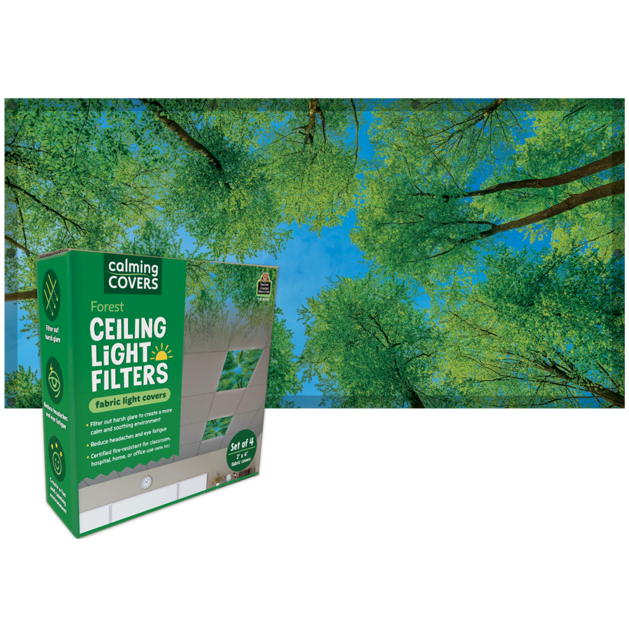 Forest Calming Covers Ceiling Light Filters
