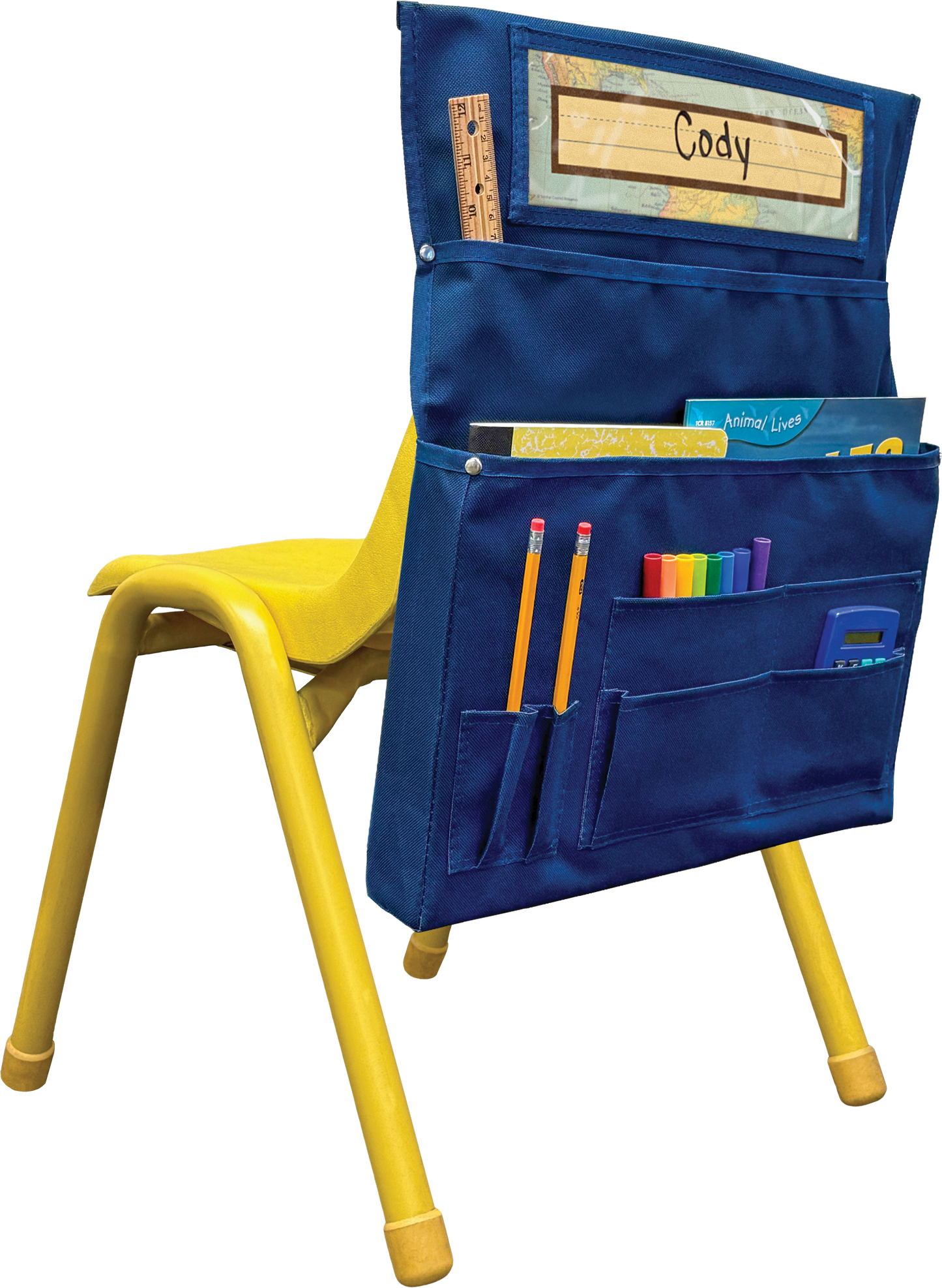 Navy Blue Chair Pocket - For Large Chairs