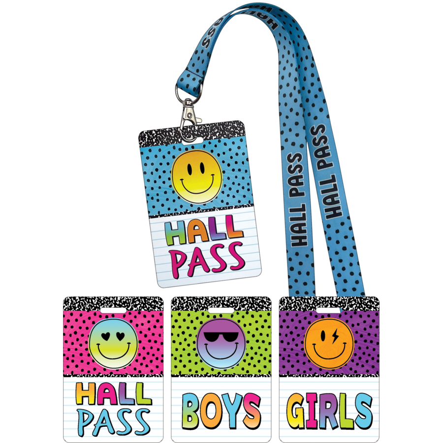 Brights 4Ever Hall Pass Lanyards