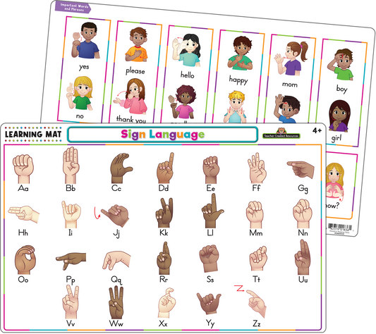 Sign Language Learning Mat