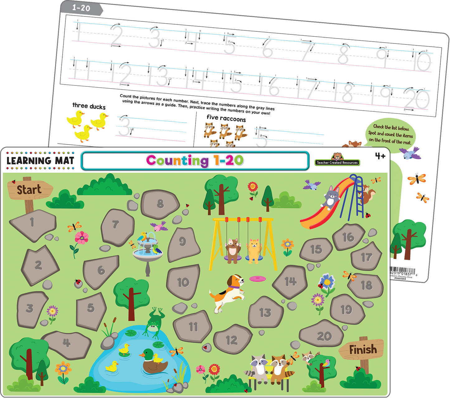 Counting 1–20 Learning Mat