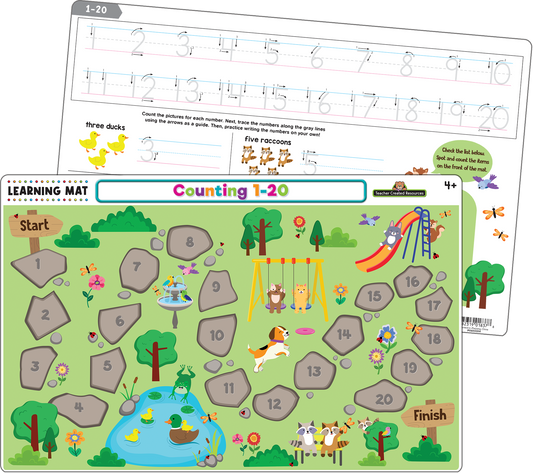 Counting 1–20 Learning Mat