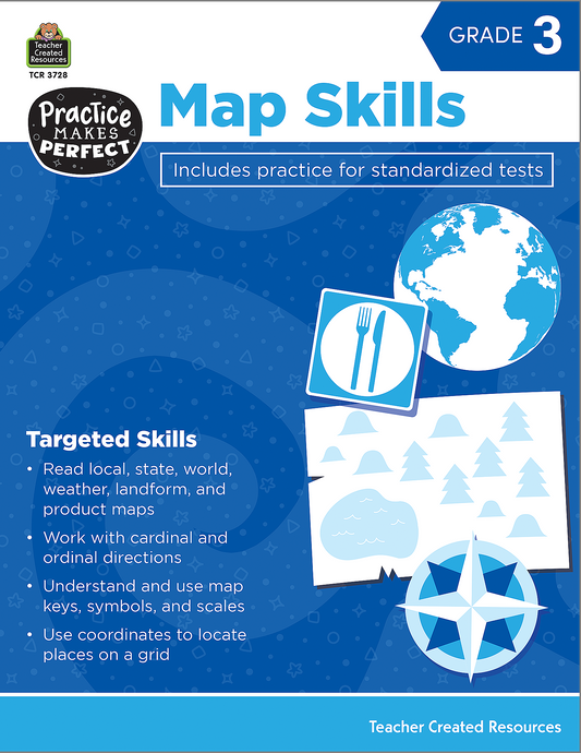 PMP: Map Skills, 2nd Edition (Gr. 3)
