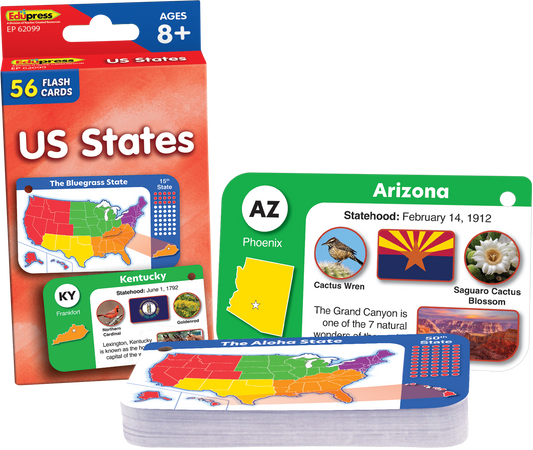 US States Flash Cards