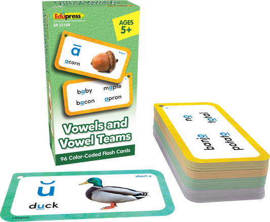 Vowels and Vowel Teams Flash Cards Deluxe Set