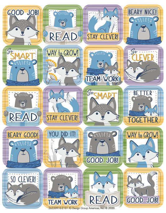Cozy Classroom Motivational Stickers