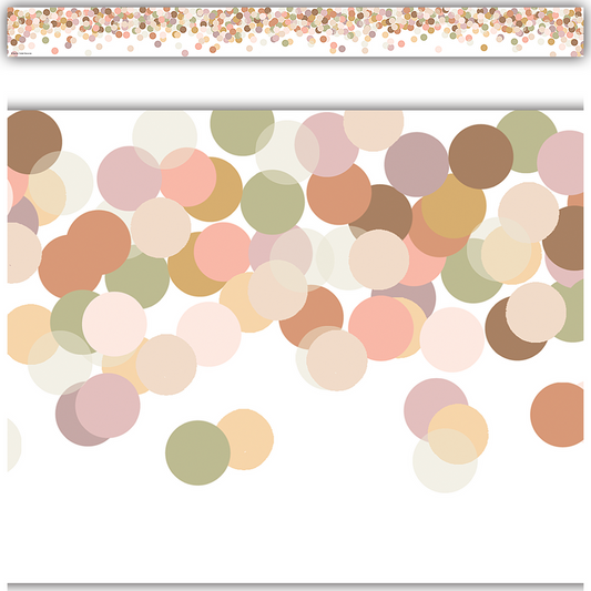 Calming Confetti Straight Border