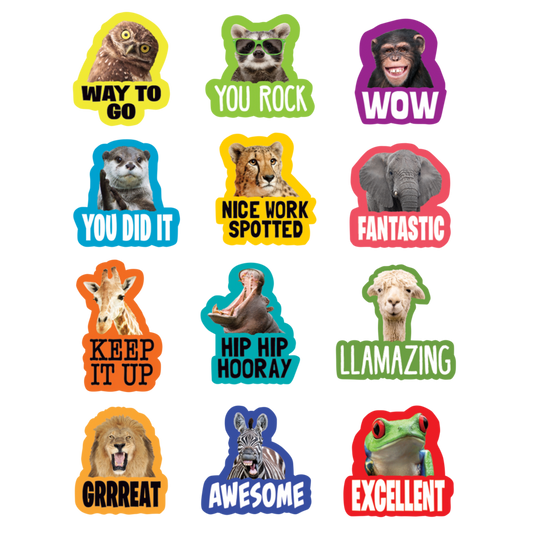 Go Wild Animal Stickers