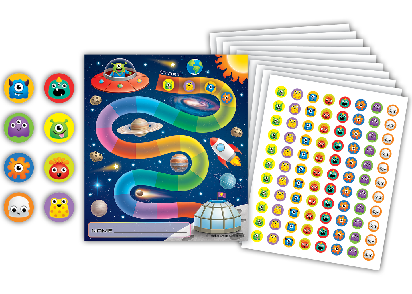 Out of This World Reward Trackers with Stickers