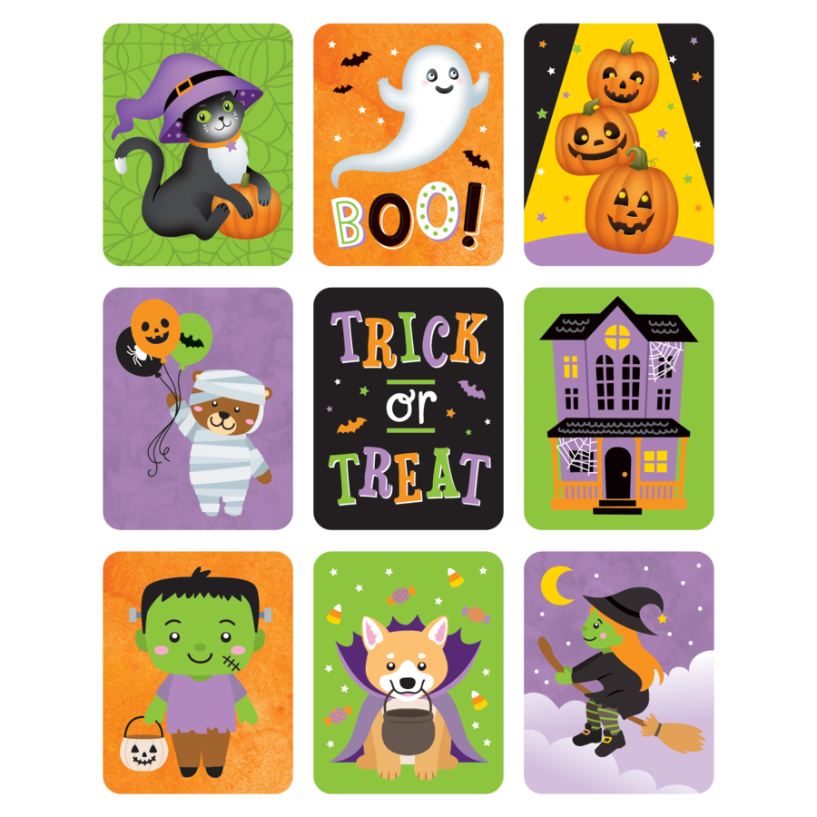 Large Halloween Stickers