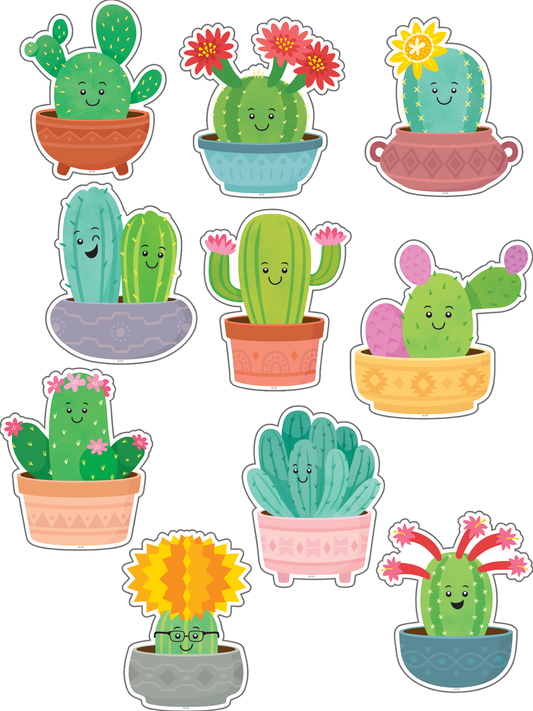 Happy Cactus Crew Accents