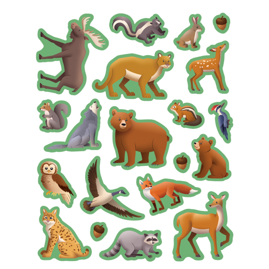 Woodland Animals Stickers