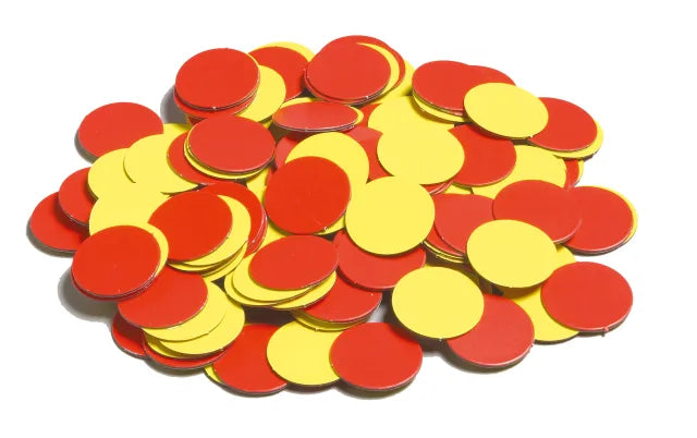 Two-Color Counters - Plastic - Magnetic - Set of 200