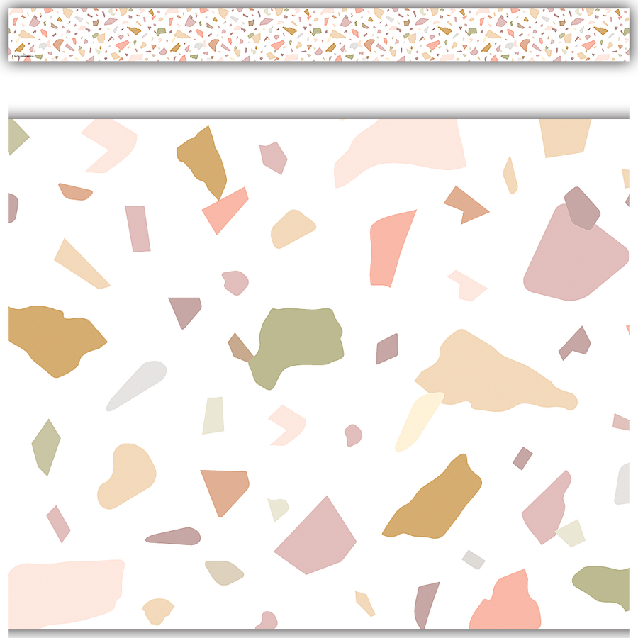 Terrazzo Tones Straight Border