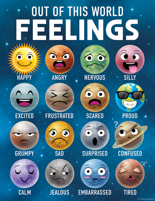 Outer Space Crew Feelings Chart