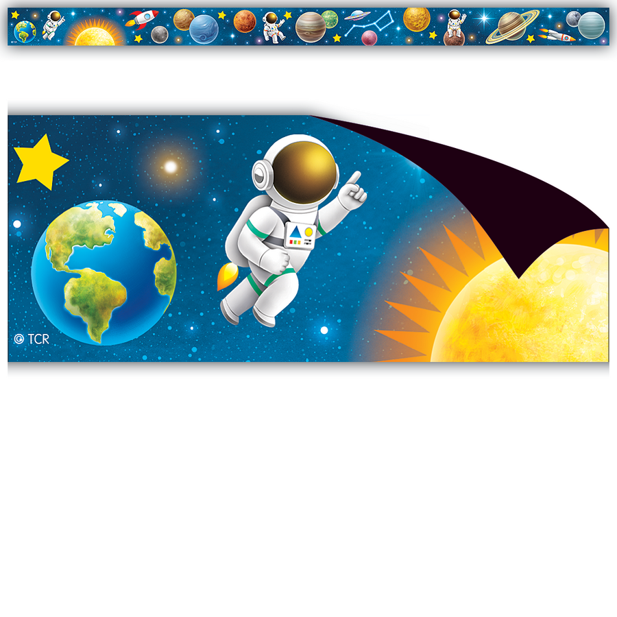 Outer Space Crew Magnetic Border