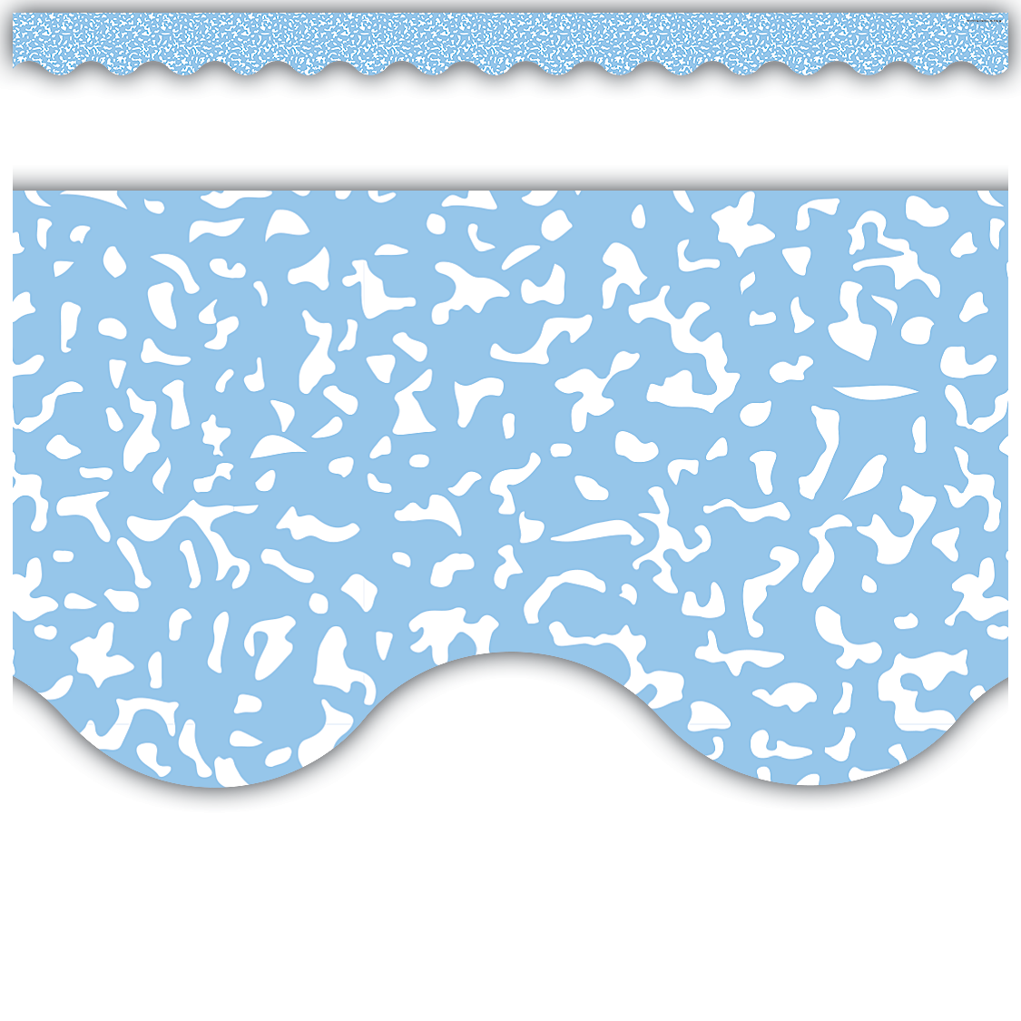 Composition Blue Magnetic Border