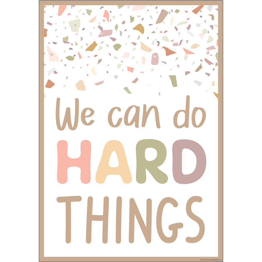 We Can Do Hard Things Poster