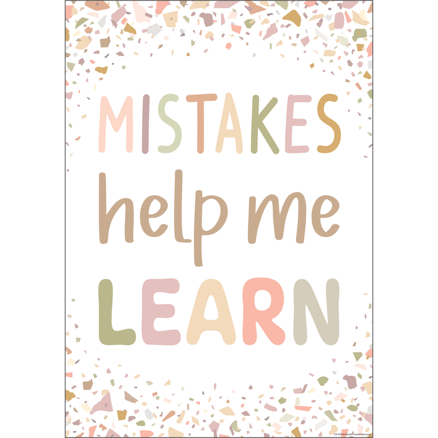 Mistakes Help Me Learn Poster