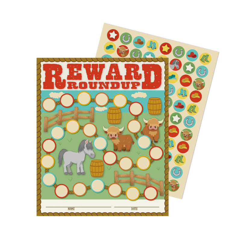 Wild Wild Classroom Mini Reward Charts with Stickers